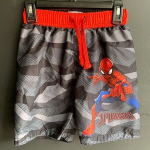 Spider Man Swim Trunks